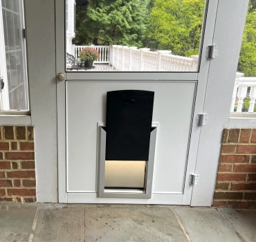 Pet Door Installation project photo.