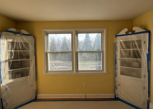 From Window to Elegant Oknoplast French Doors project photo.