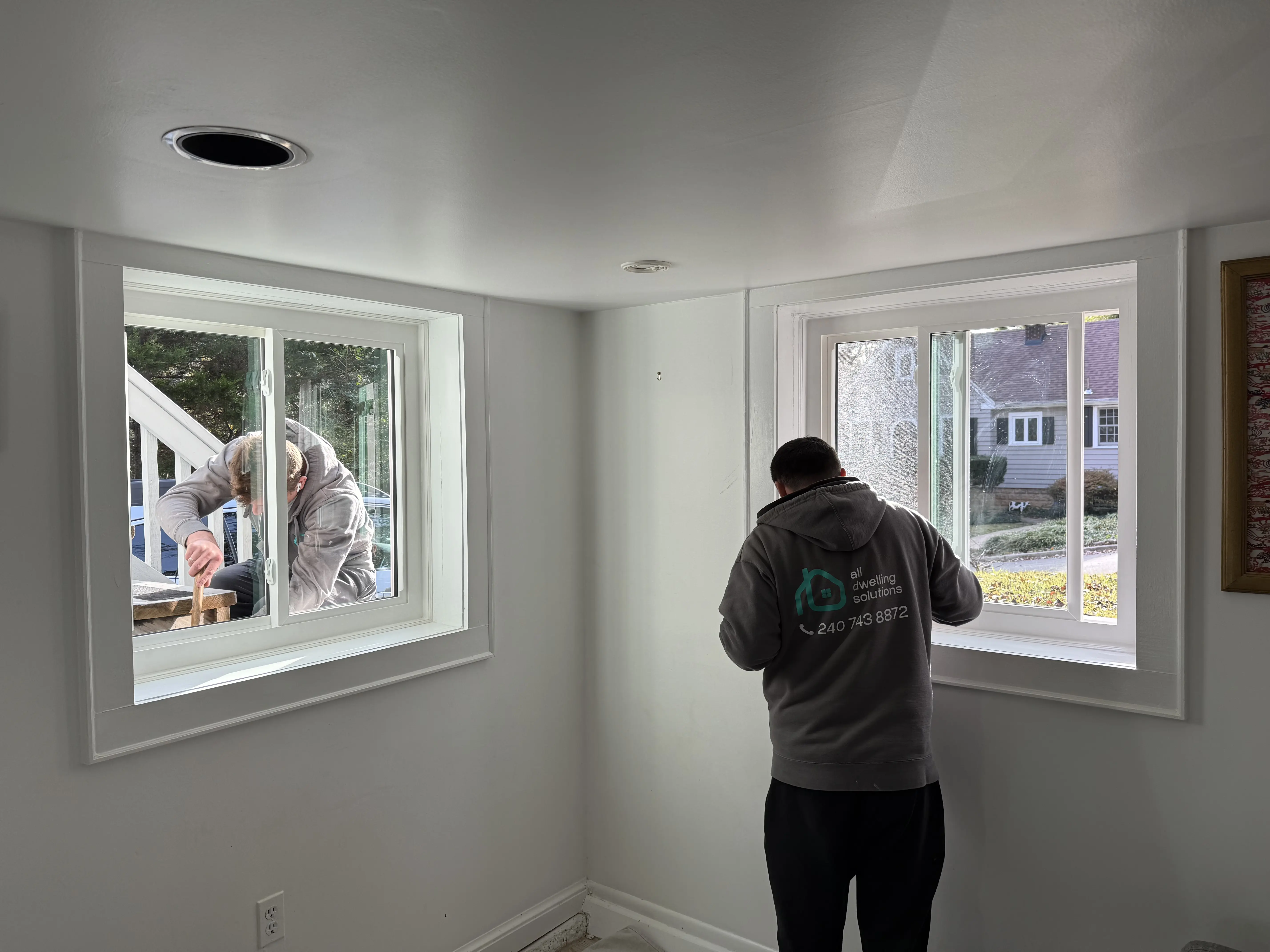 Vinyl Slider Windows Replacement after 1 photo.