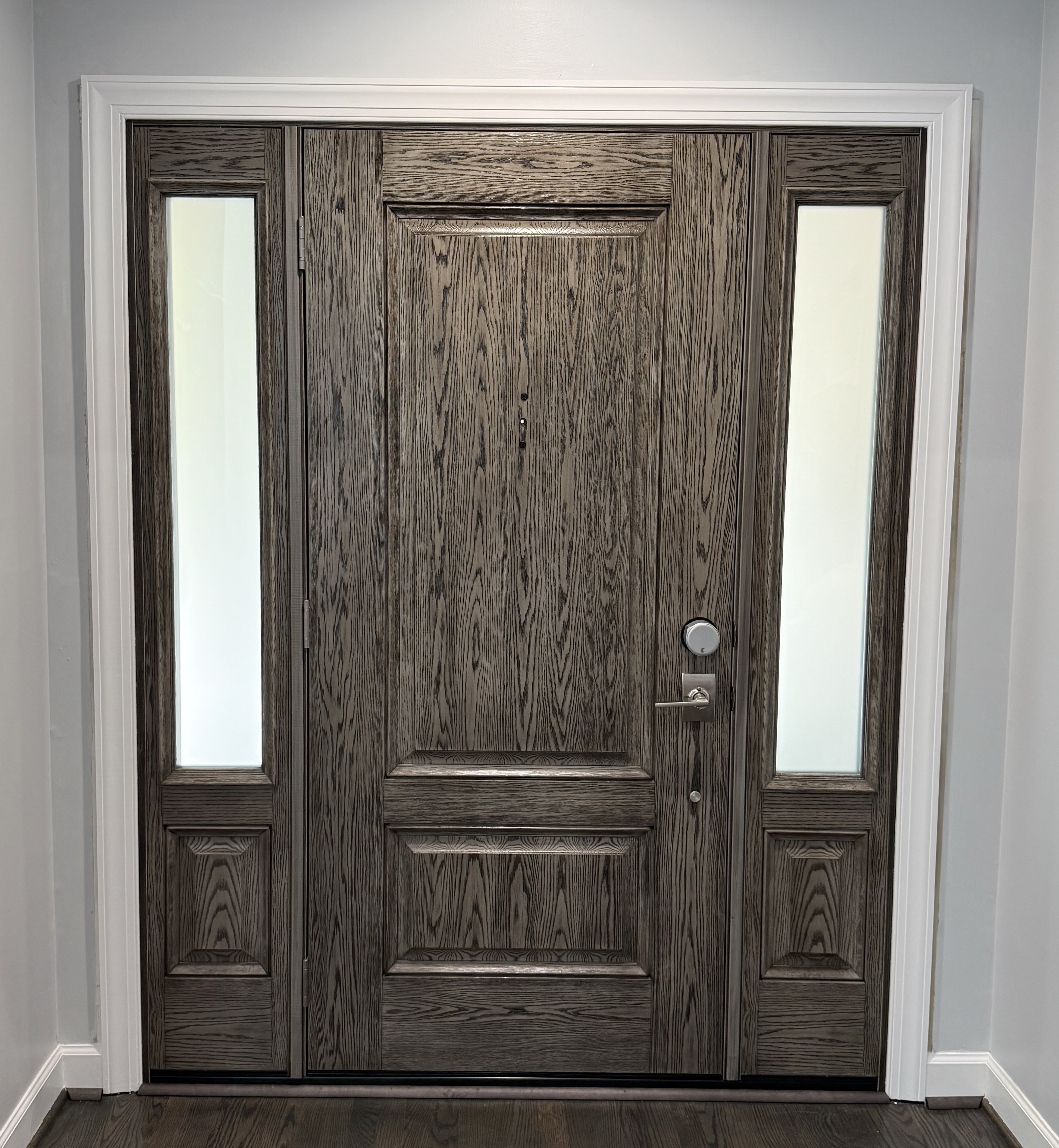 Luxury Entry Door Transformation project photo.