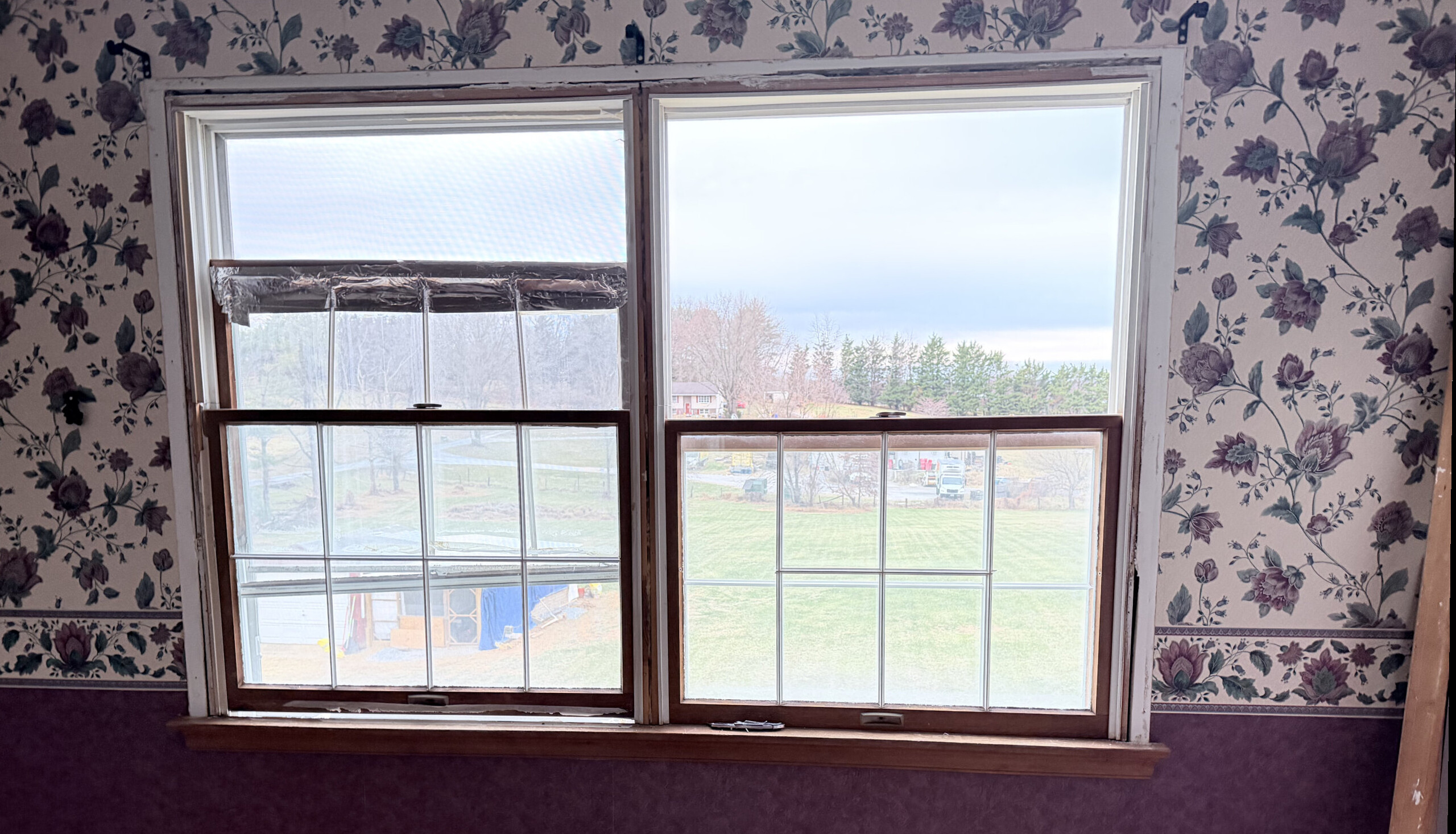 ProVia Double-Hung Window Installation before 0 photo.