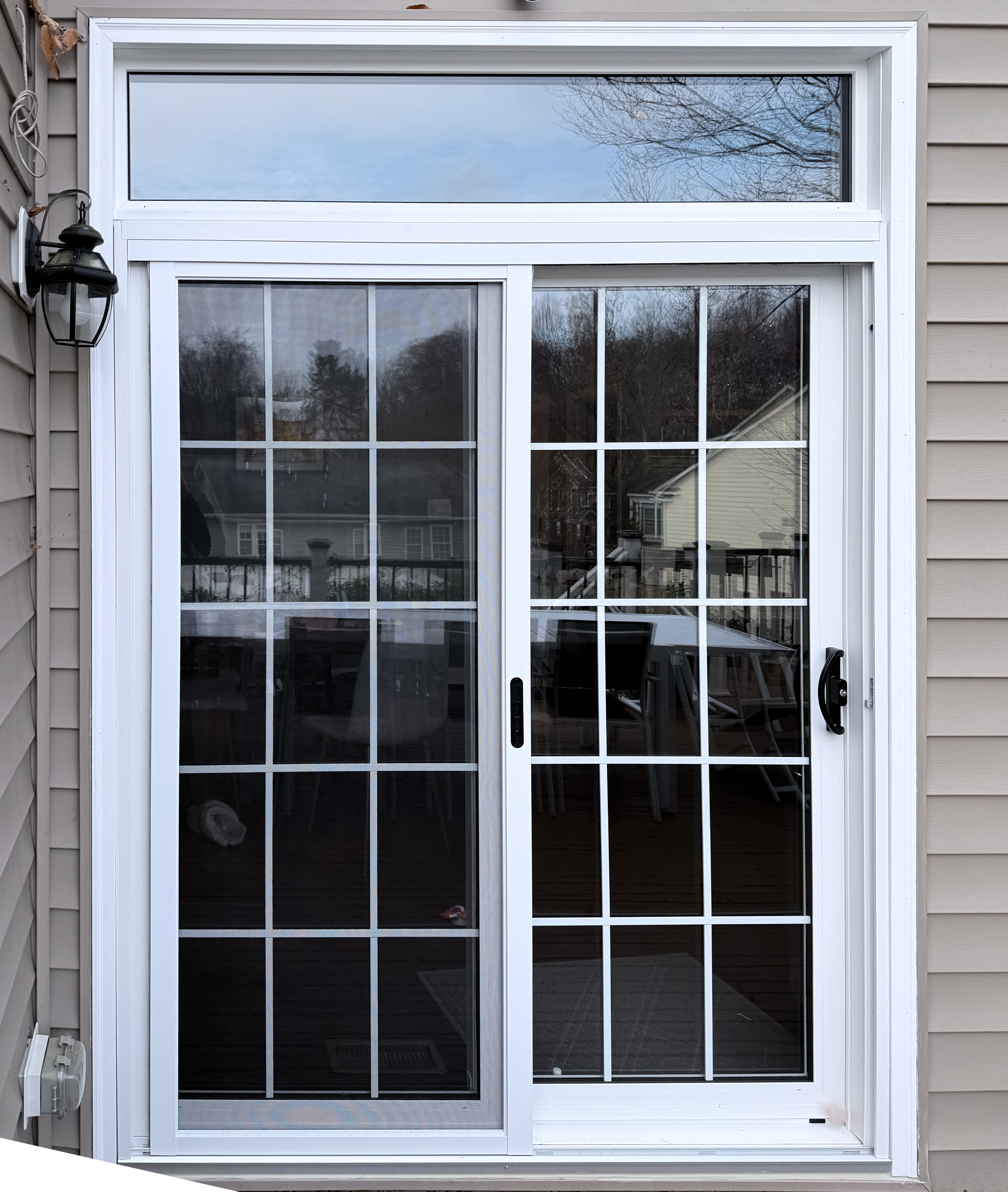 Sliding Patio Door upgrade with new ProVia Door project main photo.