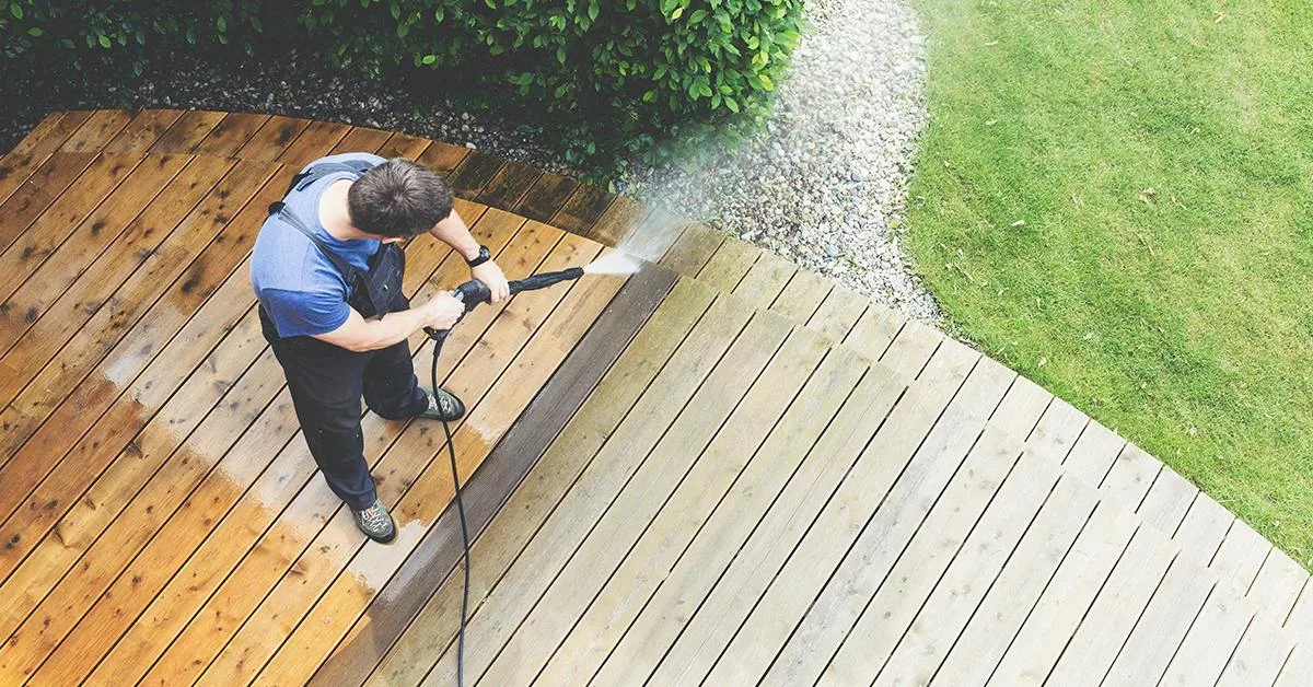 pressure-washing